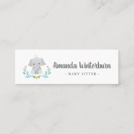 Babysitter-Business-niedlich-Karte Mini Visitenkarte