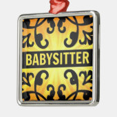Babysitter Damask Weihnachtsschmuck (Links)