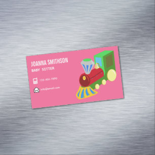 Babysitter Day Care Kindergarten Babysitter Magnetische Visitenkarte