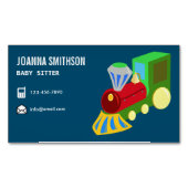 Babysitter Day Care Kindergarten Babysitter Magnetische Visitenkarte (Vorderseite)