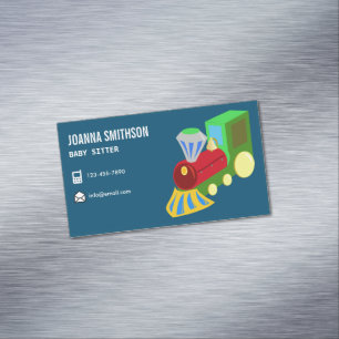 Babysitter Day Care Kindergarten Babysitter Magnetische Visitenkarte