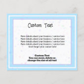 Babysitter Day Care Summer Camp nach Schulbetreuun Flyer (Hinten)