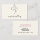 Babysitter Daycare Kinderzimmer Kinderlehrerlogo Visitenkarte (Vorne/Hinten)