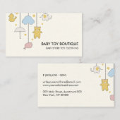 Babysitter Daycare Kinderzimmer Toy Boutique Visitenkarte (Vorne/Hinten)