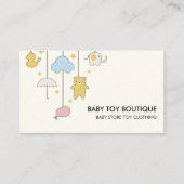 Babysitter Daycare Kinderzimmer Toy Boutique Visitenkarte (Vorderseite)