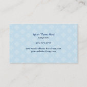 Babysitter-Eulen-Visitenkarten Visitenkarte (Rückseite)