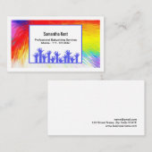 Babysitter-Explosion der FarbVisitenkarte Visitenkarte (Vorne/Hinten)