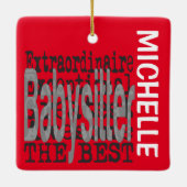 Babysitter Extraordinaire CUSTOM Keramikornament (Rückseite)