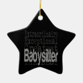 Babysitter Extraordinaire Keramik Ornament (Vorne)