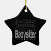 Babysitter Extraordinaire Keramik Ornament (Hinten)
