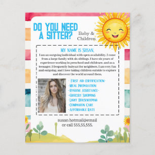 Babysitter Flyer