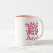 Babysitter-Geschenk Zweifarbige Tasse (VorderseiteRechts)