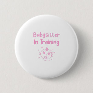 Babysitter in Ausbildung Button