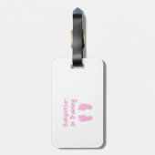 Babysitter in Ausbildung Gepäckanhänger (Rückseite vertikal)