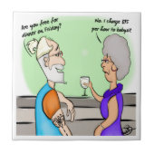 Babysitter-Keramik Fliese (Vorderseite)