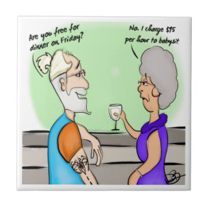 Babysitter-Keramik Fliese