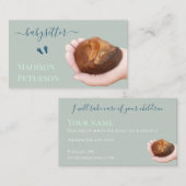 Babysitter Kinderbetreuung Kindertagesstätten Visitenkarte (Vorne/Hinten)