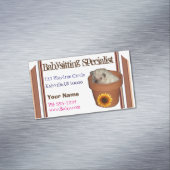 Babysitter Magnetische Visitenkarte (Beispiel)