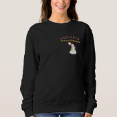 Babysitter-Niedlich-Pinguin-Geschäft Sweatshirt (Vorderseite)