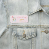 Babysitter Niedlicher Pinguin-Firmenname-Tag Namensschild (Beispiel)