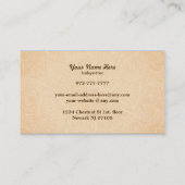 Babysitter-Slogan-Visitenkarten Visitenkarte (Rückseite)