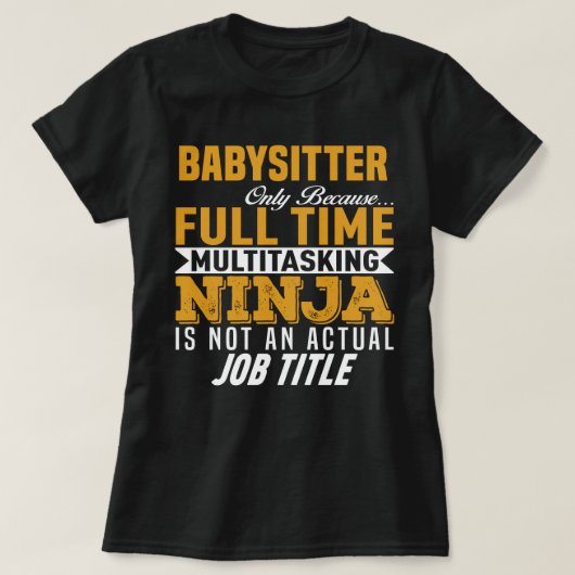 Babysitter T-Shirt (Design vorne)