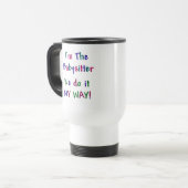 Babysitter-Tasse Reisebecher (Vorderseite Links)