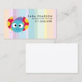 Babysitter Tutor Kinderbetreuung Niedliche Ladybug Visitenkarte (Vorne/Hinten)