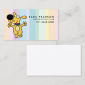 Babysitter Tutor Kinderbetreuung Tanzhund Visitenkarte (Vorne/Hinten)