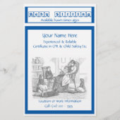 Babysitter und Kinderbetreuung Flyer (Vorne)