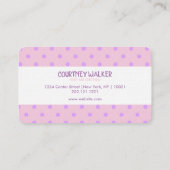 Babysitter Visitenkarte (Rückseite)