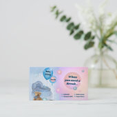 Babysitter Visitenkarte (Stehend Vorderseite)