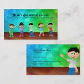 Babysitter-Visitenkarten Visitenkarte (Vorne/Hinten)