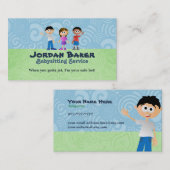 Babysitter-Visitenkarten Visitenkarte (Vorne/Hinten)