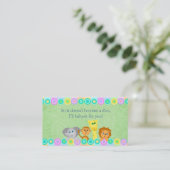 Babysitter-Visitenkarten Visitenkarte (Stehend Vorderseite)