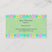 Babysitter-Visitenkarten Visitenkarte (Rückseite)