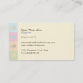 Babysitter-Visitenkarten Visitenkarte (Rückseite)