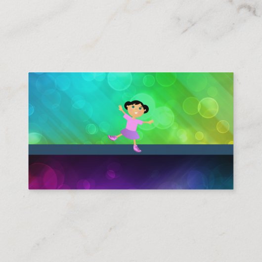 Babysitter-Visitenkarten Visitenkarte (Rückseite)