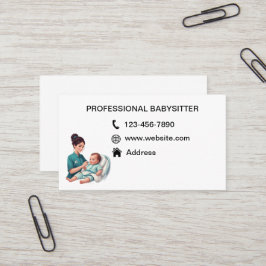 Babysitter-Visitenkarten Visitenkarte