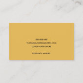 BABYSITTER VON BLUSSÖSISCHOCHRE NAVY SCANDI HERZRA VISITENKARTE (Rückseite)