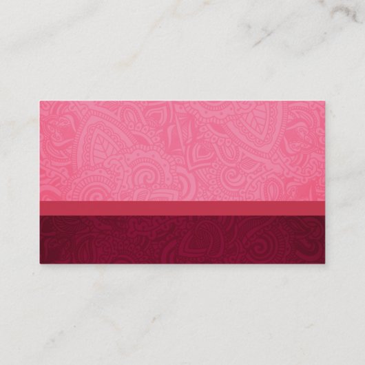 Babysitterslogans Visitenkarte (Rückseite)