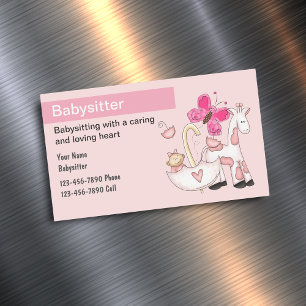 Babysitting Kühlschrank Magnetische Visitenkarten Visitenkarte