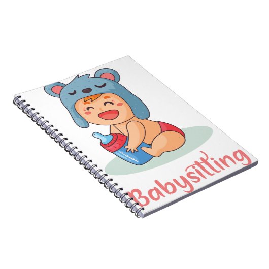 Babysitting Notizblock (Rechte Seite)