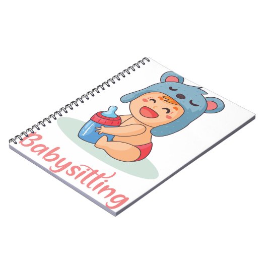 Babysitting Notizblock (Linke Seite)