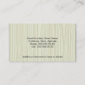 Babysitting Visitenkarte (Rückseite)