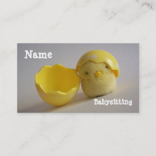 Babysitting-Visitenkarte Visitenkarte