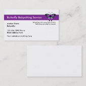 Babysitting Visitenkarten Visitenkarte (Vorne/Hinten)