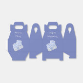 Babysocken - blau geschenkschachtel (Ungefaltet)