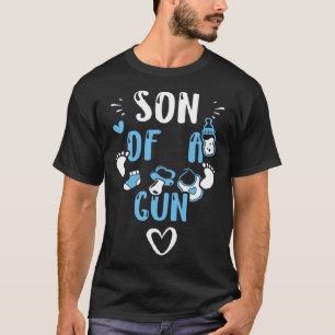 BabySohn eines Gun Baby Boy Redewendungen T-Shirt