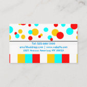 Babysorgfalt u. -geschäft visitenkarte (Rückseite)